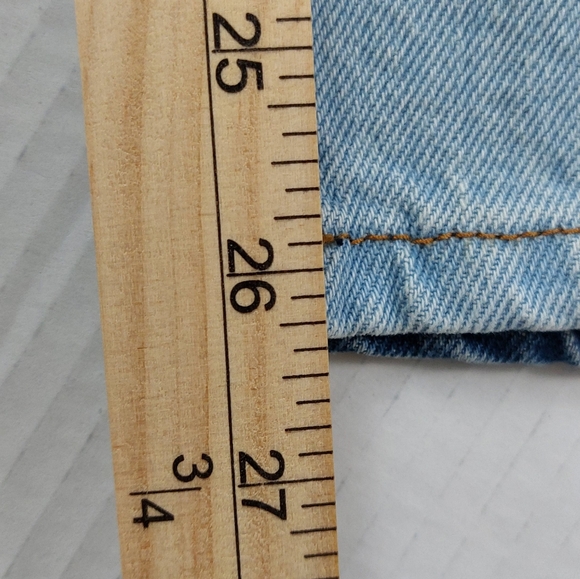 Revice Jeans Womens Size 27 (25x26.5) Denim Two Tone Blue 5 Pocket Button Fly - Picture 6 of 10